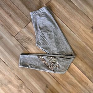 Nike Grey Athletic Workout Running Leggings Women Small‎